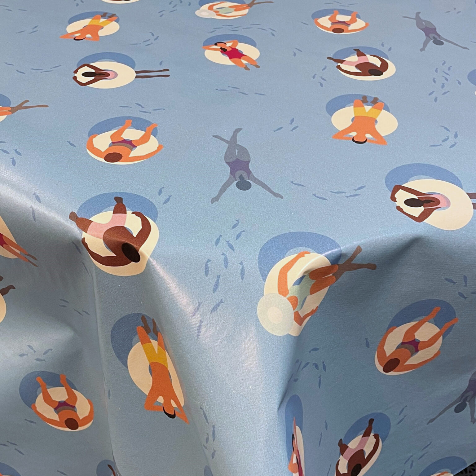 Vaxduk Badringar 140cm bred - hus14 webshop