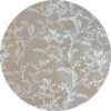 Vaxduk Beige ranka rund 140cm med bomulls kantband.